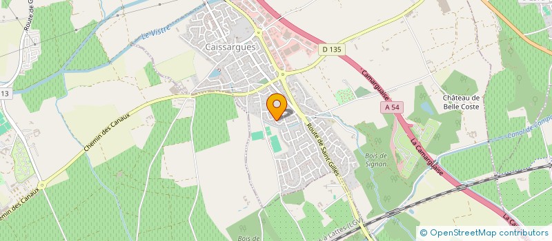 localisation de l'entreprise MADAME SOPHIE NADAL  CAISSARGUES