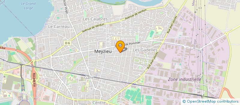 localisation de l'entreprise MADAME SOPHIE NADEAU  MEYZIEU