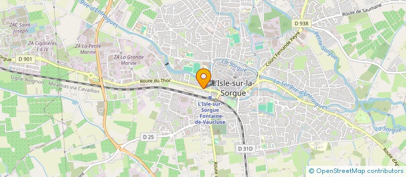 localisation de l'entreprise MADAME SOPHIE NAEL à L'ISLE-SUR-LA-SORGUE