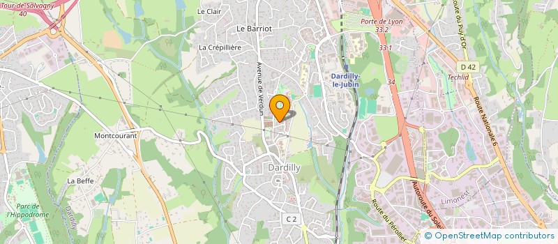 localisation de l'entreprise MADAME SOPHIE NAMER  DARDILLY