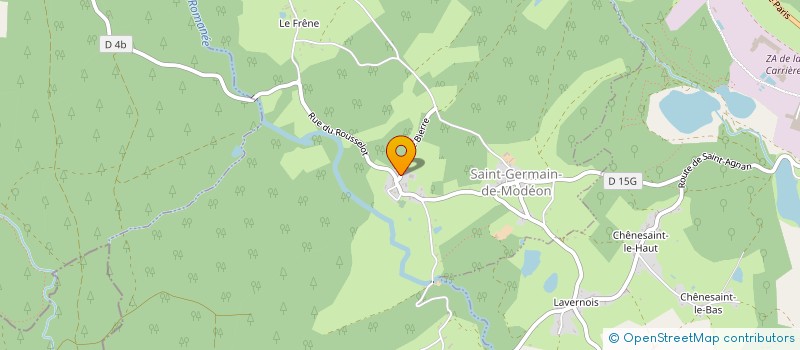localisation de l'entreprise MADAME SOPHIE NAZZARI  SAINT-GERMAIN-DE-MODEON