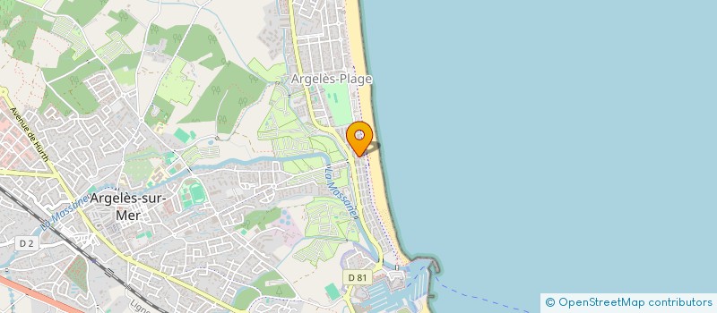 localisation de l'entreprise MADAME SOPHIE NEEL  ARGELES-SUR-MER