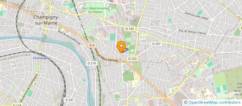 localisation de l'entreprise MADAME SOPHIE NEVEUX à CHAMPIGNY-SUR-MARNE