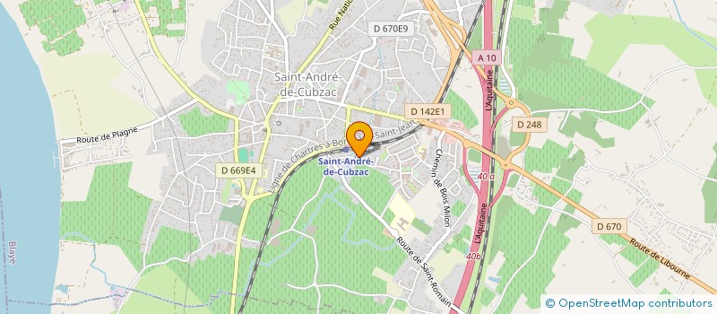 localisation de l'entreprise MADAME SOPHIE NGO MBANG  SAINT-ANDRE-DE-CUBZAC