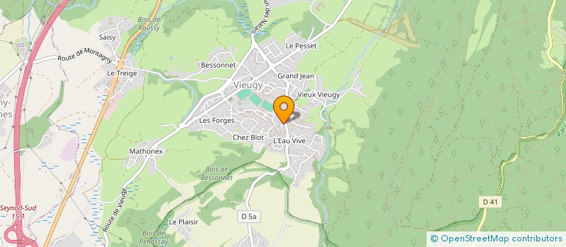 localisation de l'entreprise MADAME SOPHIE NIBART à ANNECY