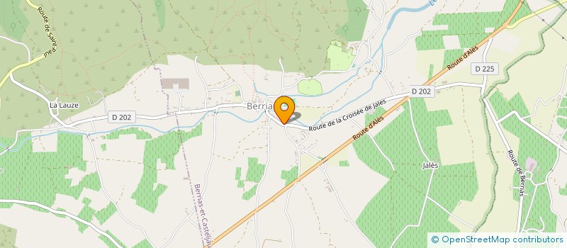 localisation de l'entreprise MADAME SOPHIE NICOLAS  BERRIAS-ET-CASTELJAU