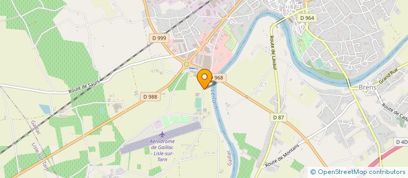 localisation de l'entreprise MADAME SOPHIE NICOLAS  GAILLAC