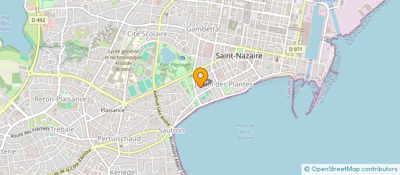 localisation de l'entreprise MADAME SOPHIE NICOLEAU  SAINT-NAZAIRE