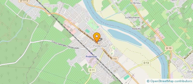 localisation de l'entreprise MADAME SOPHIE NIGAY  PODENSAC