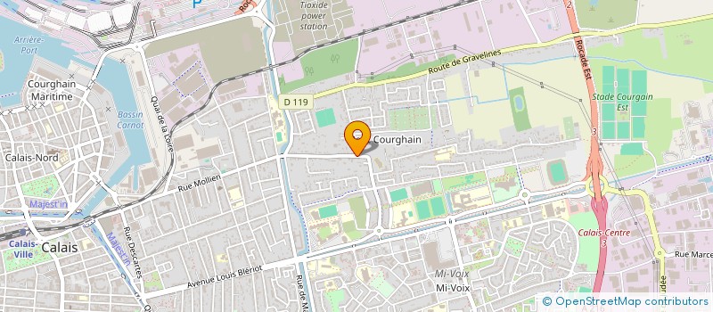 localisation de l'entreprise MADAME SOPHIE NIKLAN  CALAIS