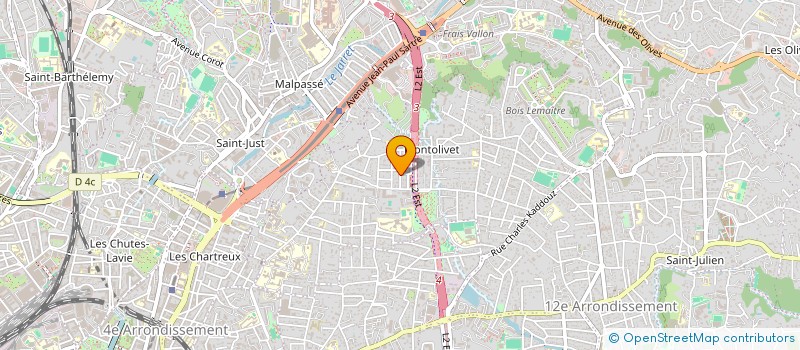 localisation de l'entreprise MADAME SOPHIE NIVOIX à MARSEILLE