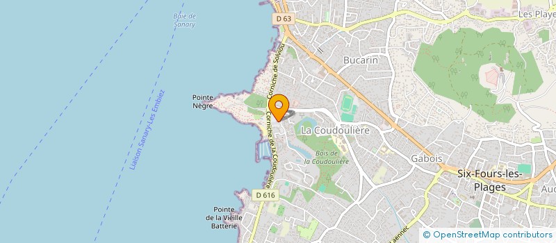 localisation de l'entreprise MADAME SOPHIE NOEL à SIX-FOURS-LES-PLAGES
