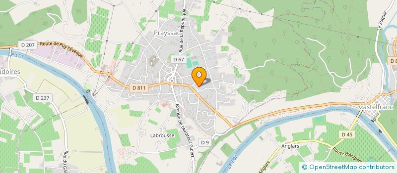 localisation de l'entreprise MADAME SOPHIE NORMAND  PRAYSSAC