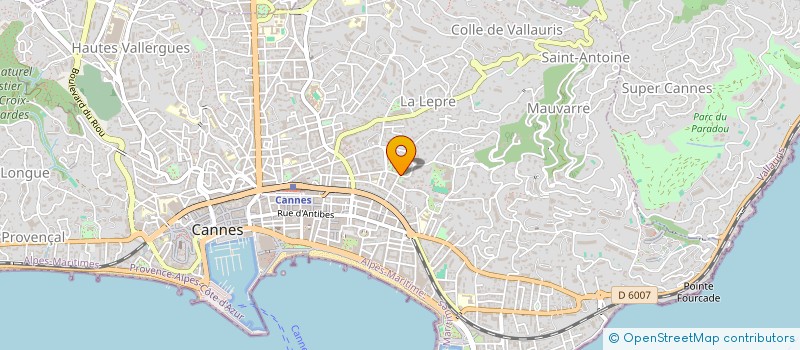 localisation de l'entreprise MADAME SOPHIE NOURIGAT à CANNES