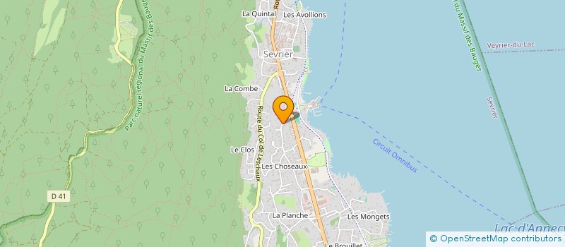 localisation de l'entreprise MADAME SOPHIE NOWAK  SEVRIER