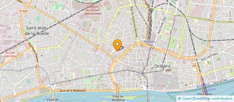 localisation de l'entreprise MADAME SOPHIE O MAHONY à ORLEANS