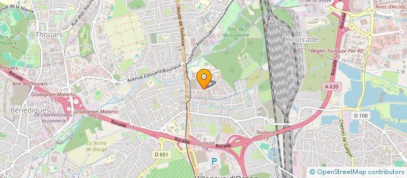 localisation de l'entreprise MADAME SOPHIE OBIN  BIEUJAC