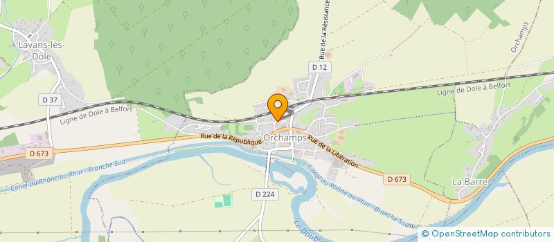 localisation de l'entreprise MADAME SOPHIE OCLER  FALLETANS