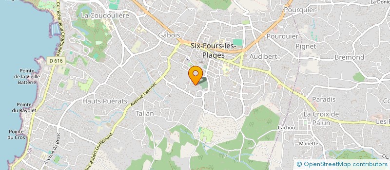 localisation de l'entreprise MADAME SOPHIE OLEK à SIX-FOURS-LES-PLAGES
