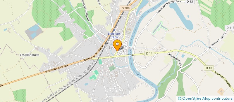 localisation de l'entreprise MADAME SOPHIE OLIE à LISLE-SUR-TARN