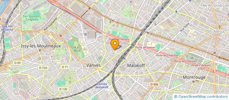 localisation de l'entreprise MADAME SOPHIE-OLIVIA GASCON  VANVES
