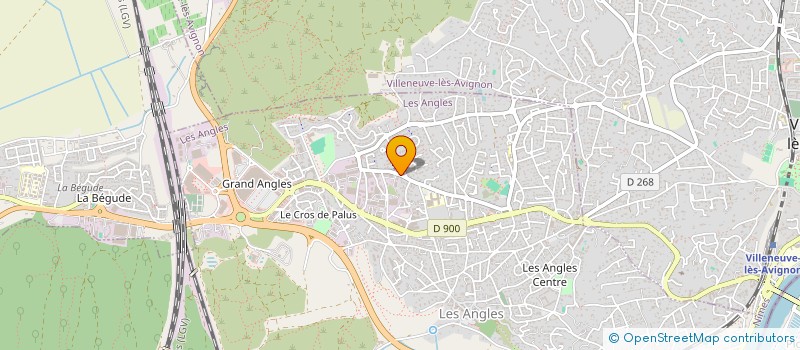 localisation de l'entreprise MADAME SOPHIE OLIVIER  LES ANGLES