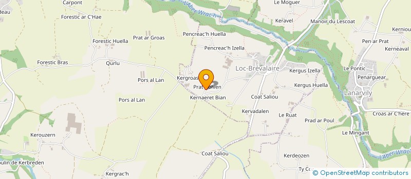 localisation de l'entreprise MADAME SOPHIE OLLIVIER  LOC BREVALAIRE