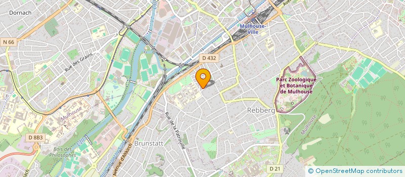 localisation de l'entreprise MADAME SOPHIE OMEYER  MULHOUSE