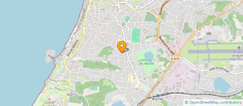 localisation de l'entreprise MADAME SOPHIE ONDET à BIARRITZ
