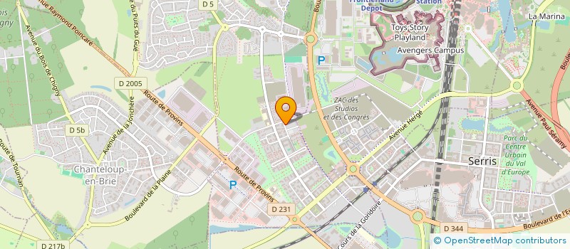 localisation de l'entreprise MADAME SOPHIE ONG  MONTEVRAIN