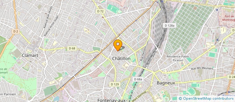 localisation de l'entreprise MADAME SOPHIE OTRAGE à CHATILLON