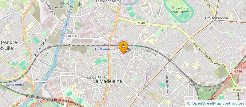 localisation de l'entreprise MADAME SOPHIE OUDRY à MARCQ-EN-BARŒUL