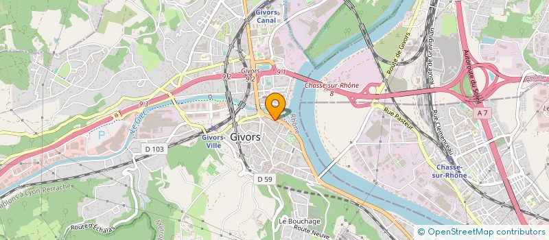 localisation de l'entreprise MADAME SOPHIE OUSSEINI  GIVORS