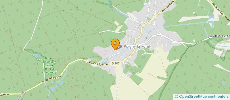 localisation de l'entreprise MADAME SOPHIE OUVRY  POIGNY-LA-FORET