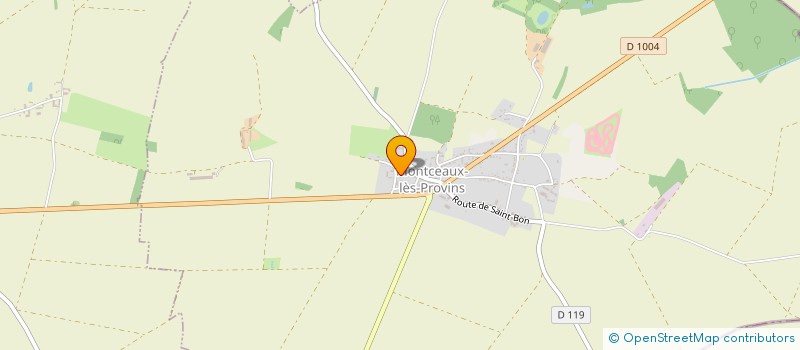 localisation de l'entreprise MADAME SOPHIE PAGET  MONTCEAUX-LES-PROVINS