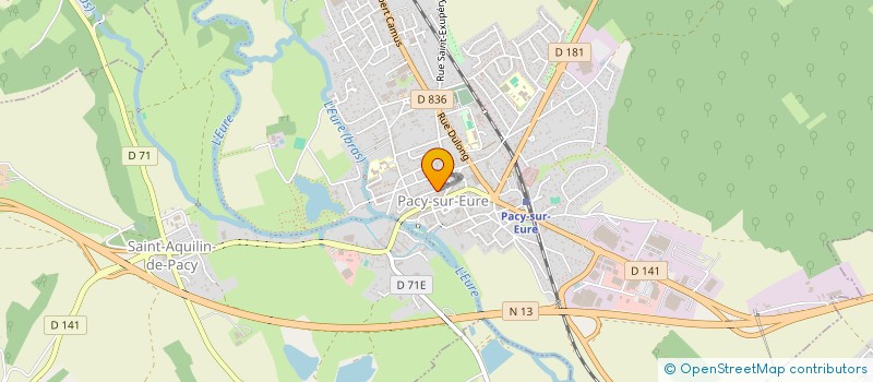 localisation de l'entreprise MADAME SOPHIE PAIN  PACY-SUR-EURE