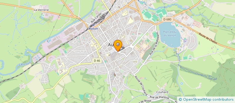 localisation de l'entreprise MADAME SOPHIE PAINCHAULT  AUTUN