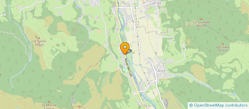 localisation de l'entreprise MADAME SOPHIE PALAIS  ASTE