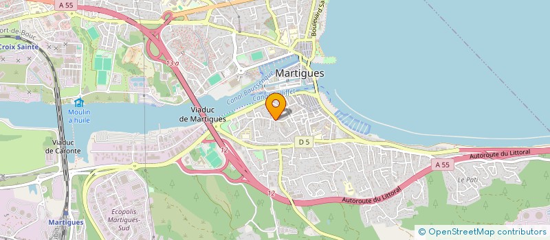 localisation de l'entreprise MADAME SOPHIE PALINACCI à MARTIGUES