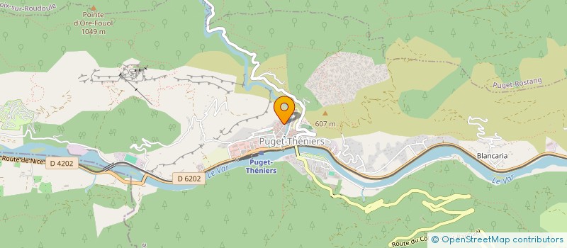 localisation de l'entreprise MADAME SOPHIE PALLANCA  PUGET-THENIERS