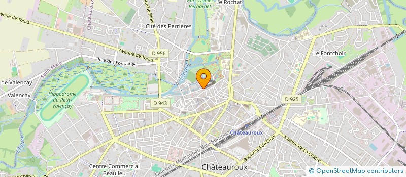 localisation de l'entreprise MADAME SOPHIE PAMART à CHATEAUROUX