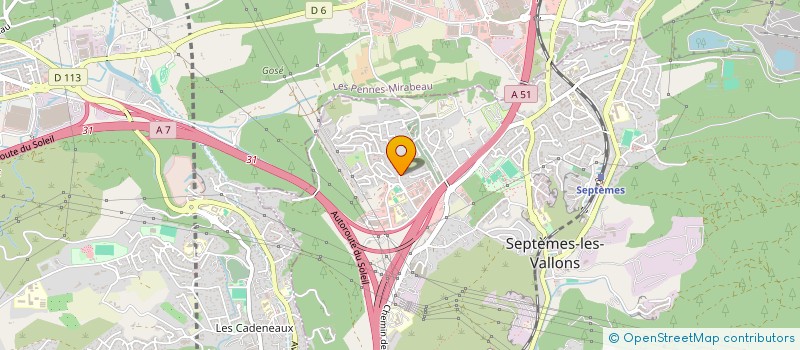 localisation de l'entreprise MADAME SOPHIE PANAGIS à SEPTEMES-LES-VALLONS
