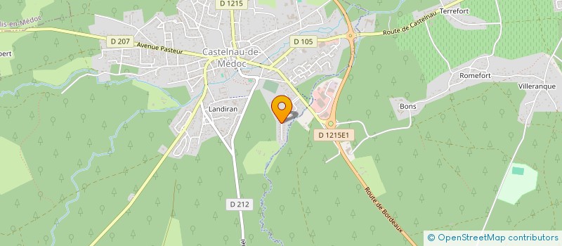 localisation de l'entreprise MADAME SOPHIE PAPOT BOUDIN  CASTELNAU-DE-MEDOC