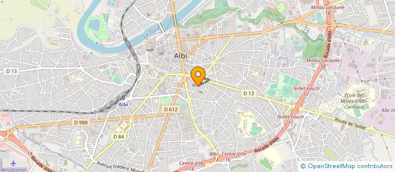 localisation de l'entreprise MADAME SOPHIE PARDAILHE à ALBI