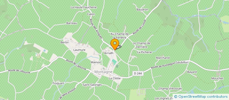 localisation de l'entreprise MADAME SOPHIE PARET  MONTAGNE