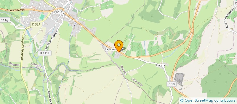 localisation de l'entreprise MADAME SOPHIE PARISOT  LA ROCHEPOT