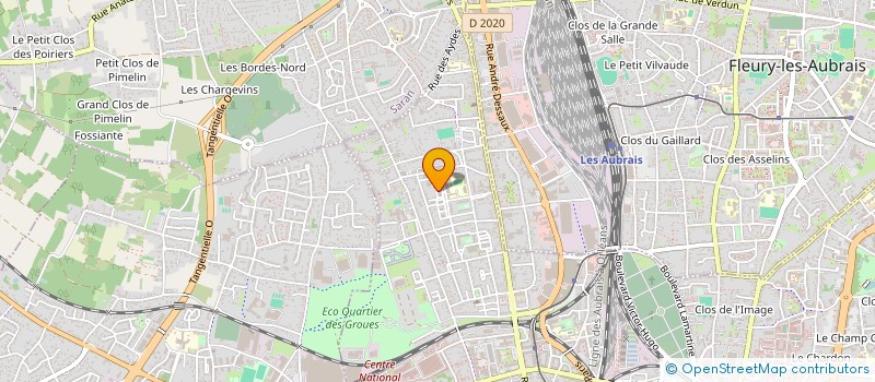 localisation de l'entreprise MADAME SOPHIE PARISY à ORLEANS