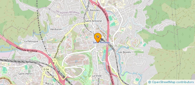 localisation de l'entreprise MADAME SOPHIE PASQUINI à MARSEILLE