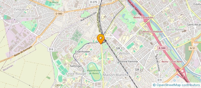 localisation de l'entreprise MADAME SOPHIE PATE  REIMS