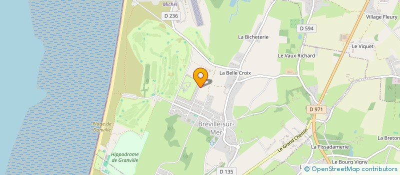 localisation de l'entreprise MADAME SOPHIE PATRY  BREVILLE-SUR-MER